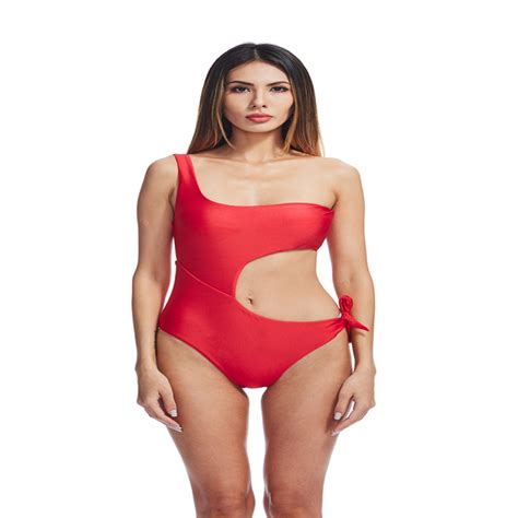 Wholesale Hollow Solid Color Bikini Women One Piece Swimwear China Sexy Swimwear And Fashion