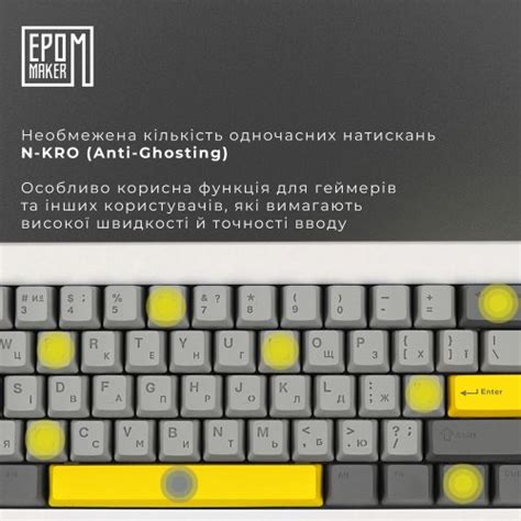 Клавіатура EPOMAKER Shadow X RGB Mechanical Wisteria Linear Switch Hot Swap SHX W WL White