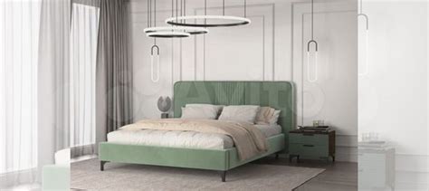 Мягкая кровать на ножках Стелла 160х200 купить в Подольске | Товары для ...