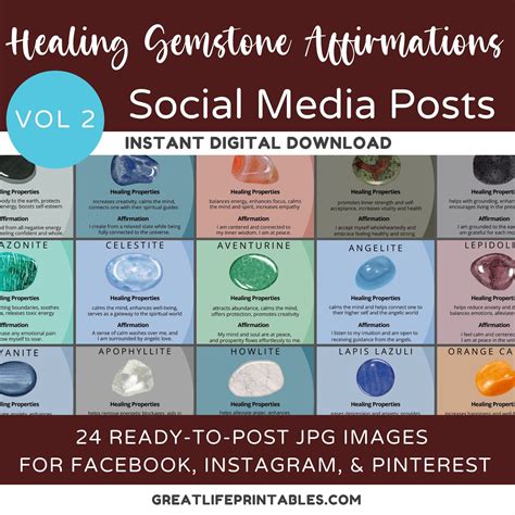 Crystal Meaning, Instagram Posts, Gemstone Meanings, Positive