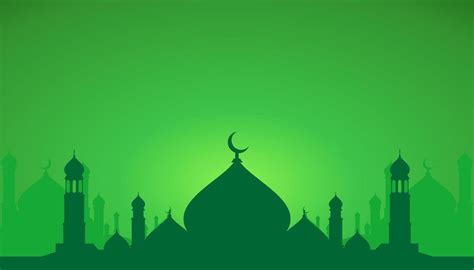 Mosque Background Islamic Design Vector For Background Mosque