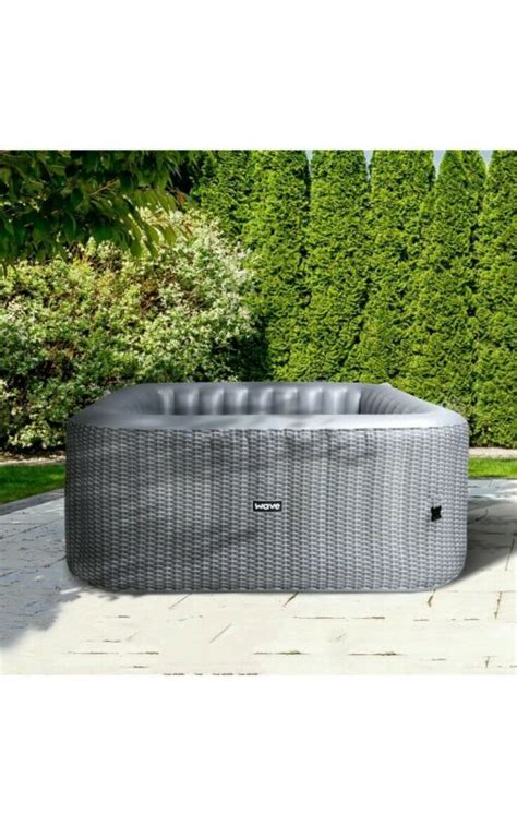 Wave Spa Pacific Grey Rattan Square Inflatable Hot Tub Body Only Person For Sale From