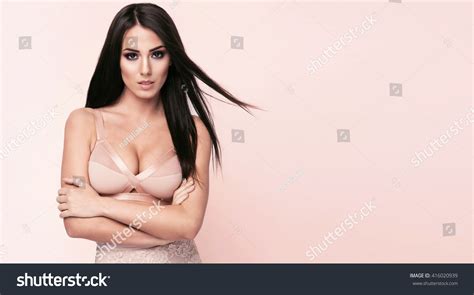 Beautiful Sexy Brunette Woman Perfect Body Stock Photo 416020939 Shutterstock