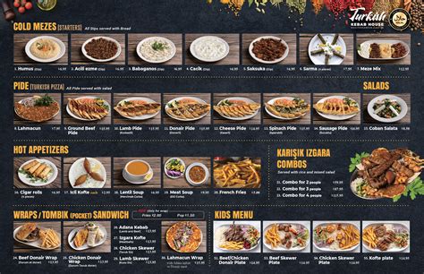 Menu Turkish Kebab House