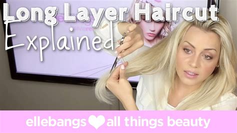 Diy Tutorial My Long Layer Haircut Explained Youtube