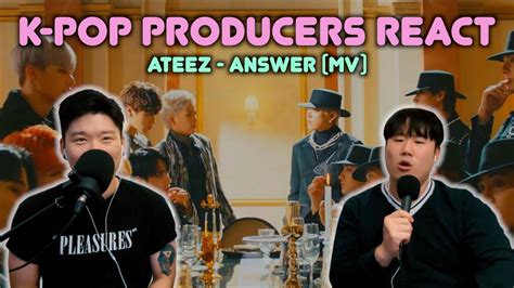 Musicians React Review ATEEZ Answer MV YouTube