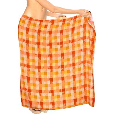 LA LEELA Women S Summer Beachwear Sarong Bikini Wraps Swim Cover Up Wrap Skirt Swimwear Swimsuit