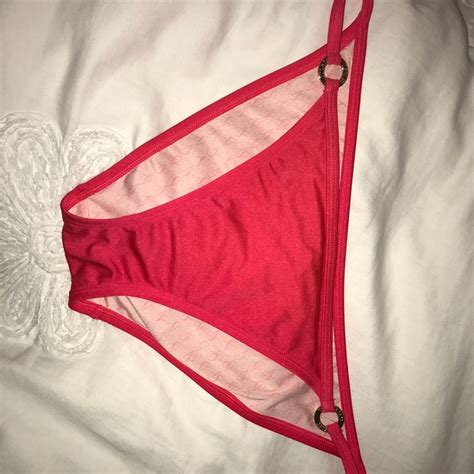 Victorias Secret Red Bikini Large L Gem