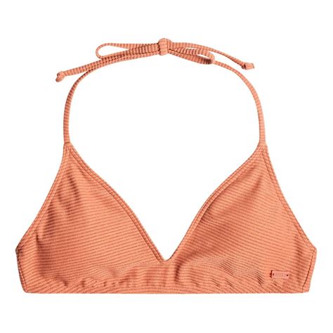 Roxy Coconut Fixed Tri Bikini Top Orange Dressinn
