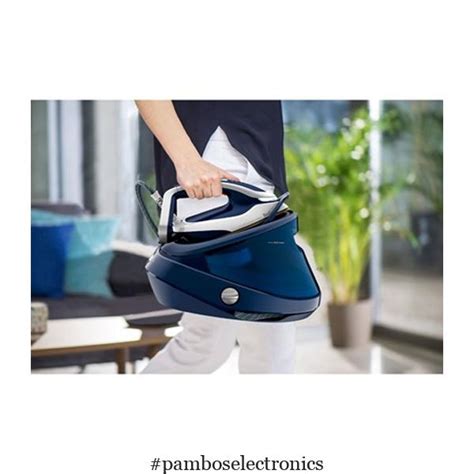 Tefal gv9812 pro express vision steam generator, blue - Pambos Electronics