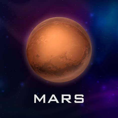 Premium Vector Planet Mars Vector D Realistic Space Planet In Space