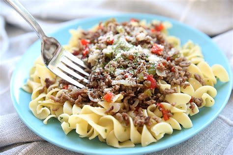 Ground Beef and Egg Noodles _ A Budget-Friendly Family Favorite