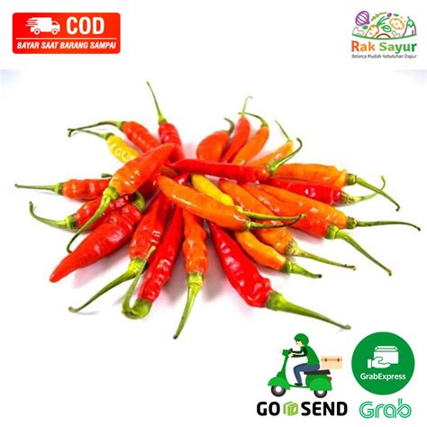 Jual Cabe Rawit Merah Setan Cabai Lado Gr Bumbu Dapur Masakan