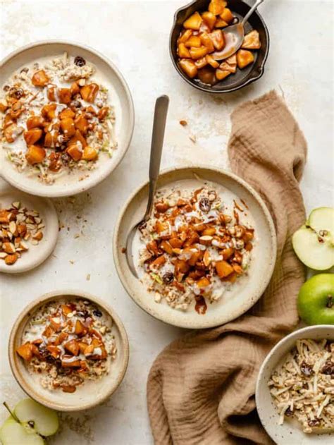 Apple Cinnamon Overnight Oats Eat Love Eat