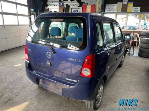 Opel Agila V Sloopvoertuig Blauw Niks Autodemontage