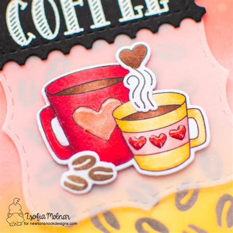 Newton's Nook Designs: Love is in the Air Card by Zsofia Molnar