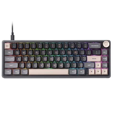Teclado Mec Nico Royal Kludge R Al Mbrico Brown Switch Wired Mode Hot Swap