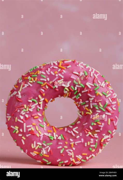 Dessert Donut With Sugar Icing Stock Photo Alamy