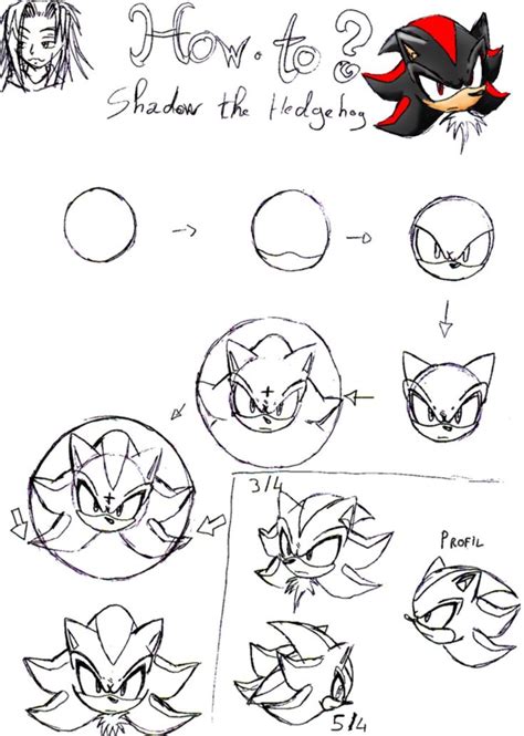 How To Draw Shadow The Hedgehog At Drawing Tutorials