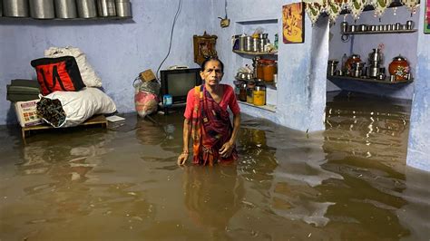 In Pics Heavy Rain Creates Disruption In Gujarat S Rajkot Jamnagar