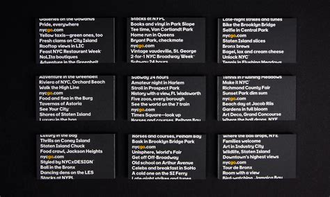 City Branding for NYC - Brand Identity + Brand Guidelines