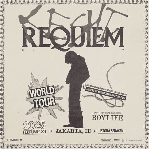 keshi Concert 2025 | REQUIEM World Tour in Jakarta