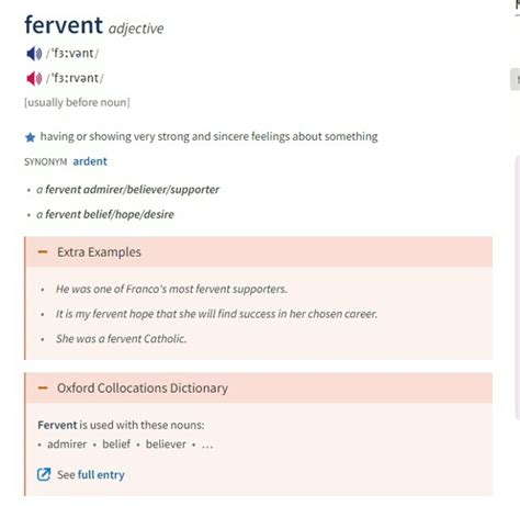 The Fervent Meaning Definition And Usage How This One Word Captures The Soul Of Devotion