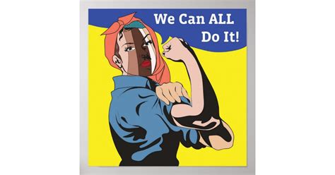 We Can All Do It Poster Zazzle