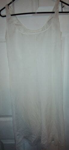 Vintage White Sheer Lace Lingerie Full Slip Negligee EBay