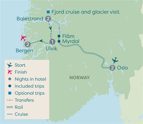 Norwegian Wonders - Cities, Fjords and Mountains