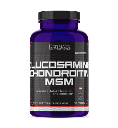 Glucosamine & Chondroitin & MSM - Ultimate Nutrition – Ultimate ...