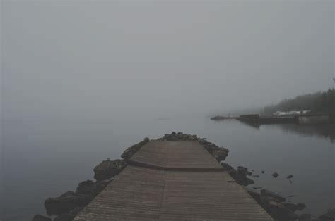 Free Images Sea Coast Water Ocean Horizon Dock Fog Mist