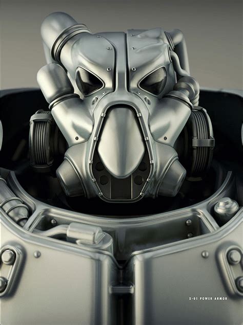 Image - Fo4 X-01 power armor CA PVC model.png | Fallout Wiki | FANDOM ...