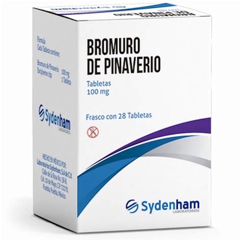 BROMURO DE PINAVERIO 100MG CAJA CON 14 TABLETAS SHOEN 51 OFF