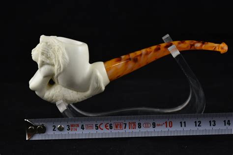 Mermaid Pipe Naked Woman Pipe Erotic Meerschaum Pipe Hand Carved Pipe Handmade Pipe Smoking