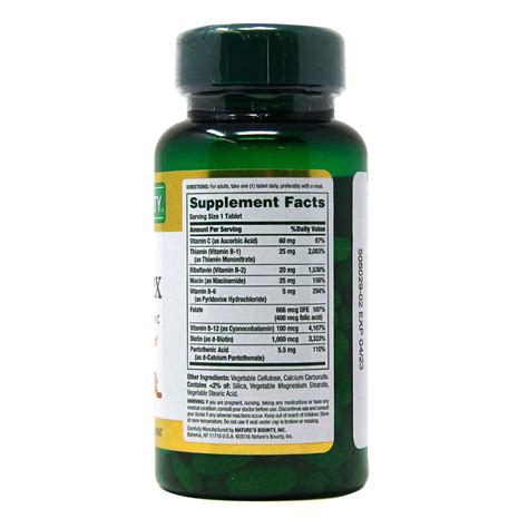 Nature's Bounty Super B-Complex 150 Tablets | Super Supplement