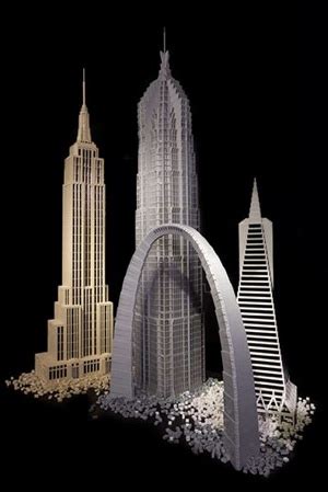 Небоскребы из LEGO