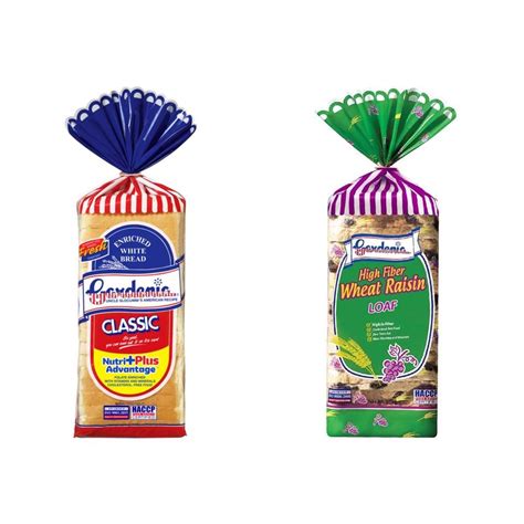 gardenia classic white bread  high fiber wheat raisin loaf