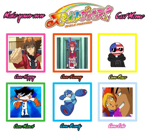 My Own Smile Precure Cast By Vietel Republic On Deviantart