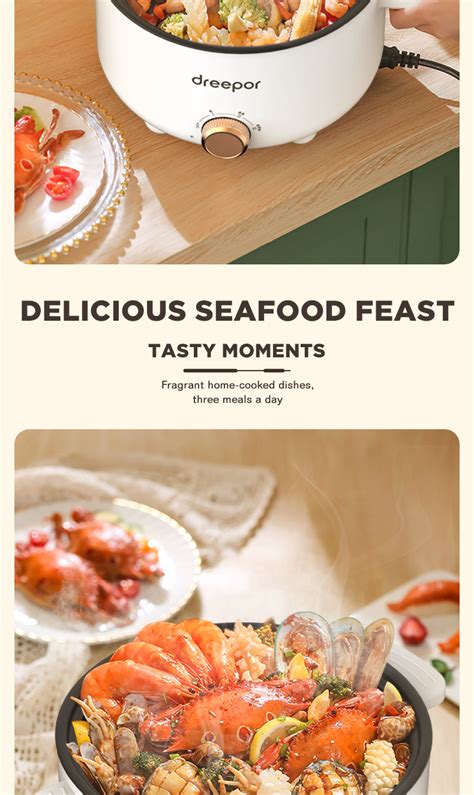 Electric Cooker With Free Steamer Multifunctional Rice Cooker Small Hot Pot Cooker Non Stick Pan