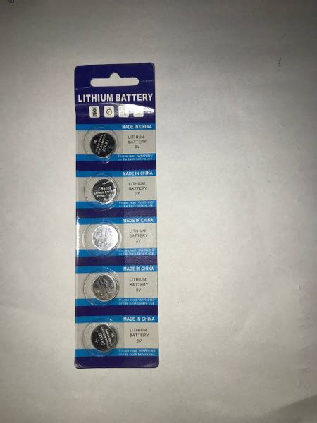 Батарейки литьевые 5шт. CR1632 - купить с доставкой по выгодным ценам в ...