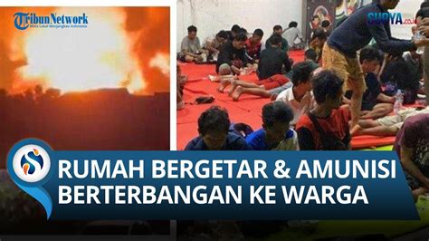 Kesaksian Warga Saat Ledakan Gudang Amunisi TNI Ciangsana Benturan