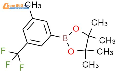 1256358 84 53 甲基 5 三氟甲基苯硼酸频那醇酯化学式、结构式、分子式、msds 960化工网