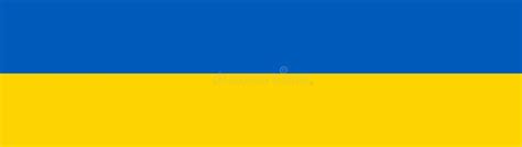 Bandera De Ucrania Pancarta Espacio De Copia Stock De Ilustración