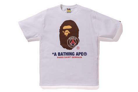 Every item and pricelist of the BAPE X PSG