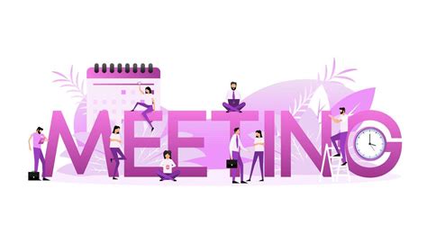 annual meeting vector art icons  graphics