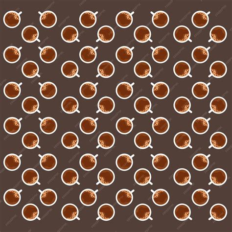 Premium Vector Minimal Coffee Cup Pattern Vector
