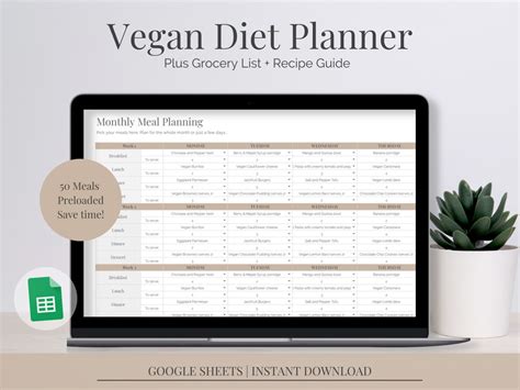 Vegan Diet Tracker Diy