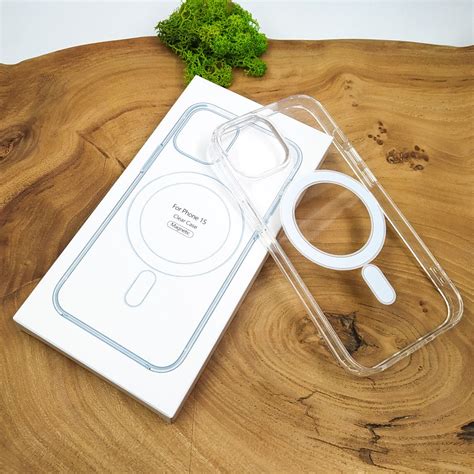 Оригинальный прозрачный чехол-накладка MagSafe Magnetic IPHONE 15, цена ...