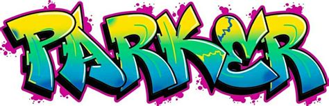 Parker Graffiti Decal Sticker Etsy